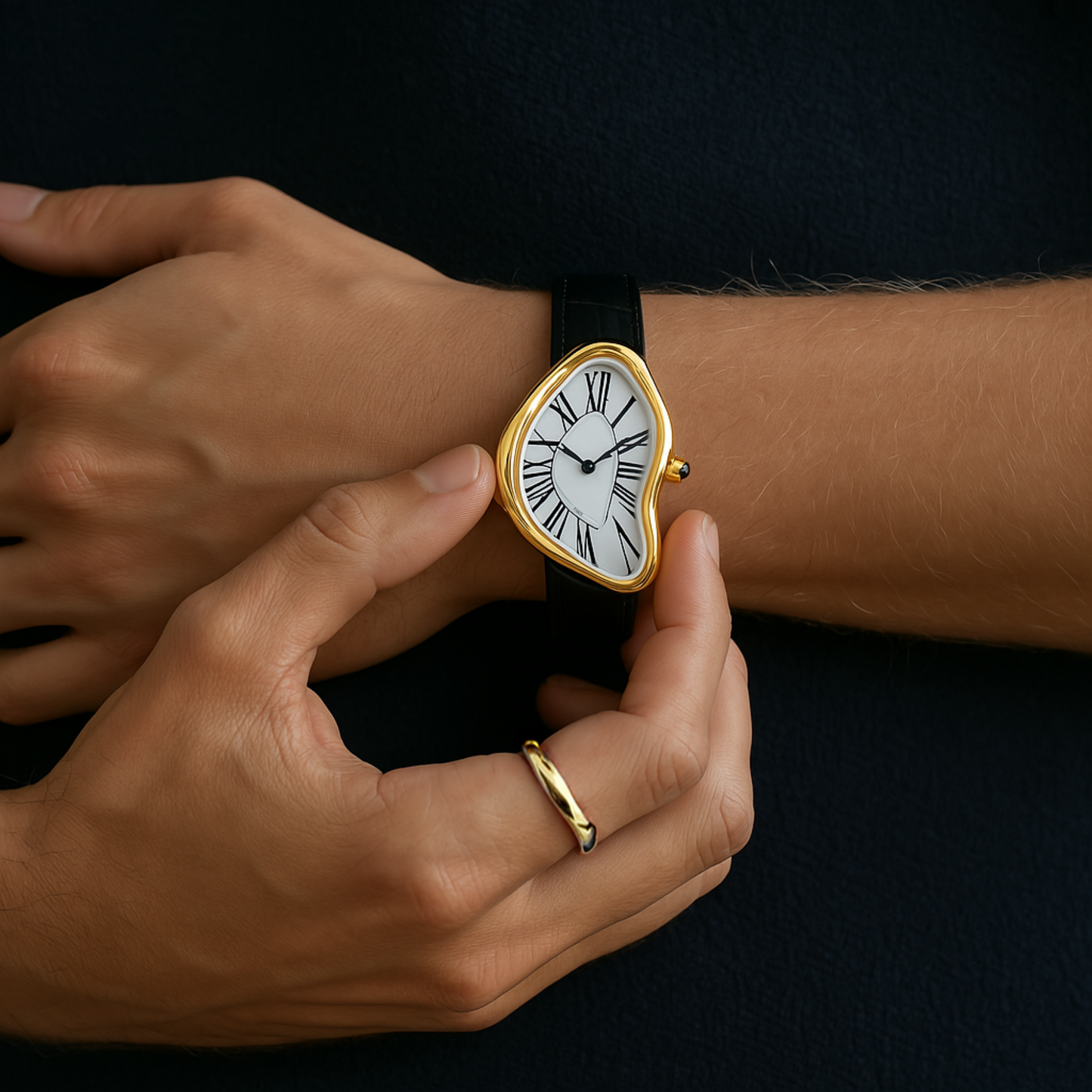 Melting watch - Gold