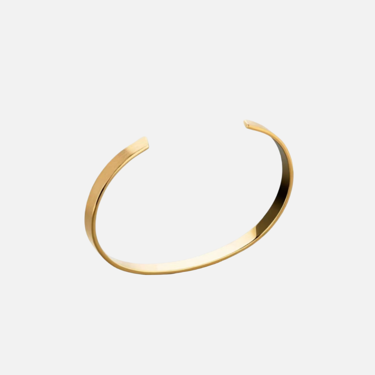 Minimal Unisize Cuff in Gold