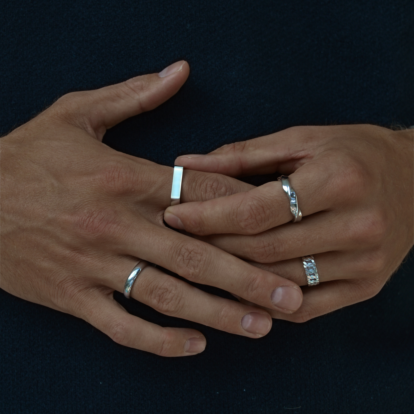 Cuban ring Silver (Unisize)