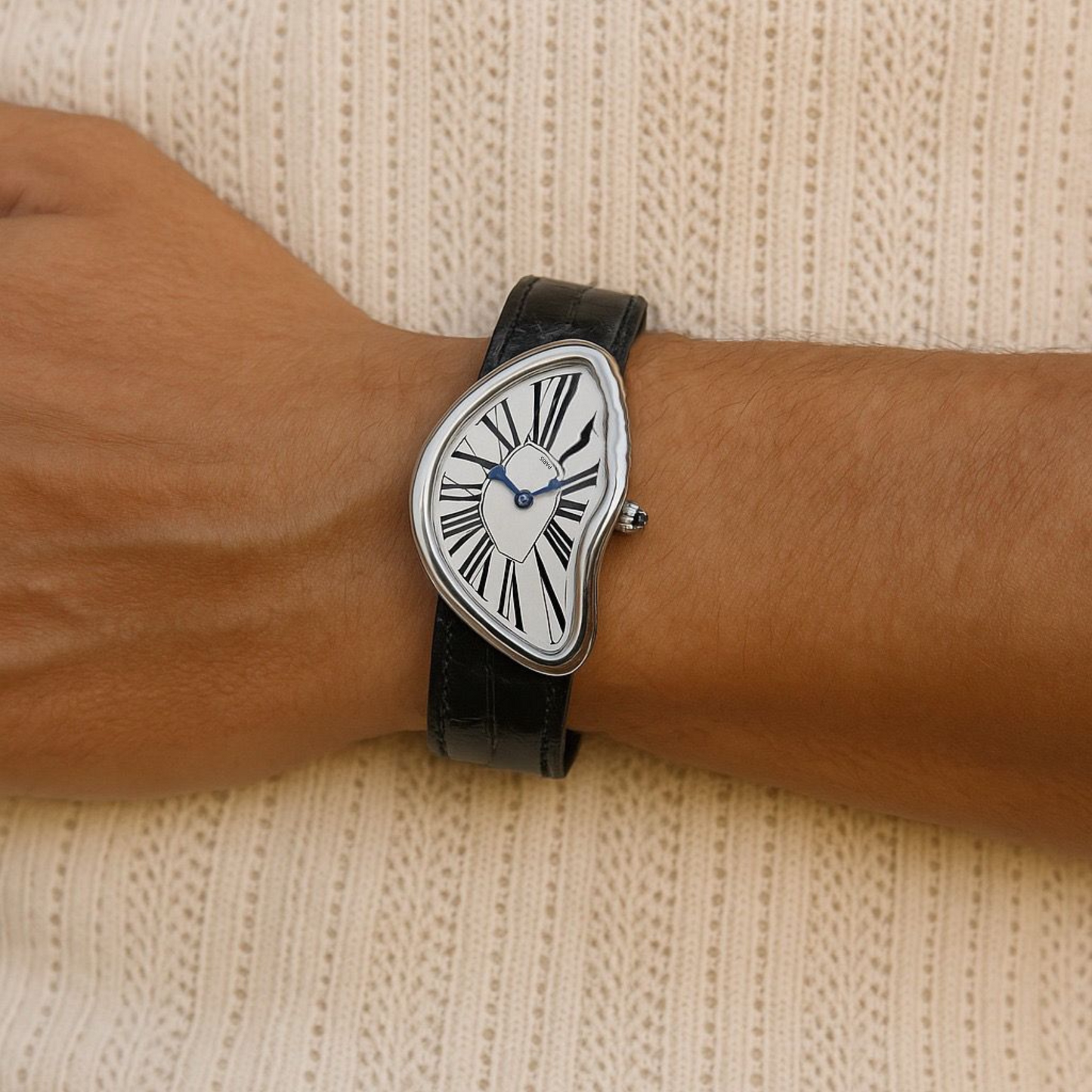 Melting watch  - Silver