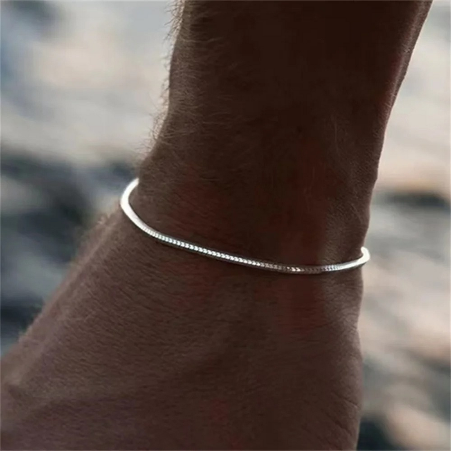 Minimal Bracelet in Silver
