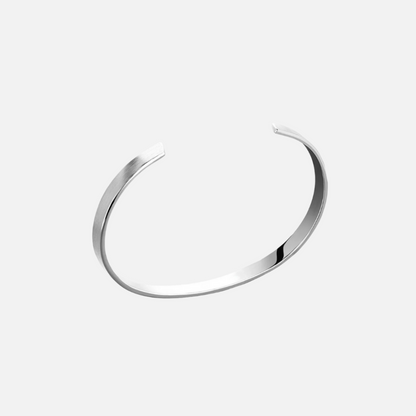 Minimal Unisize Cuff in Silver