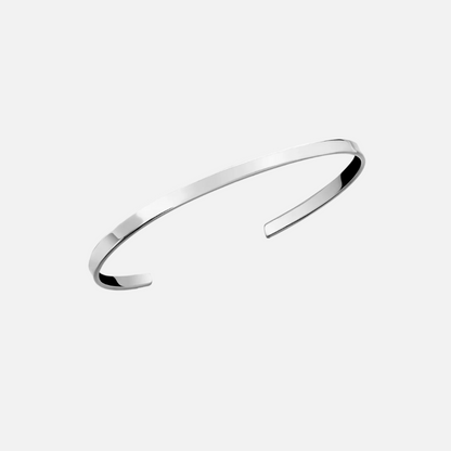 Minimal Unisize Cuff in Silver