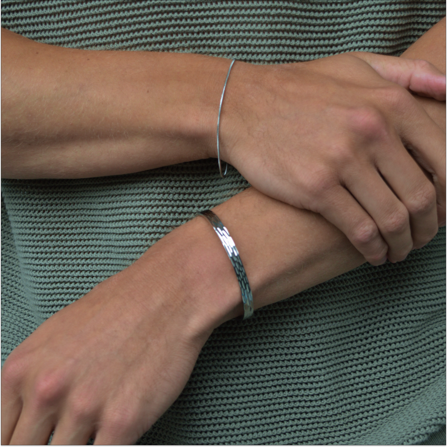 Exclusive Unisize Cuff in Silver