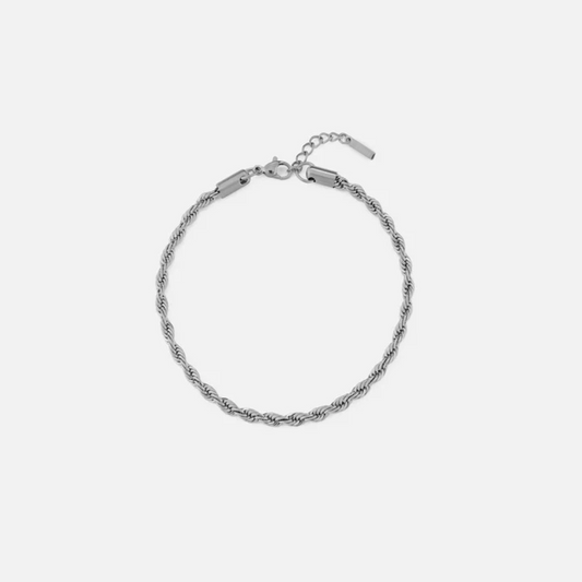 Rope Bracelet in Silver