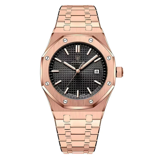 Oak - Rose gold Black