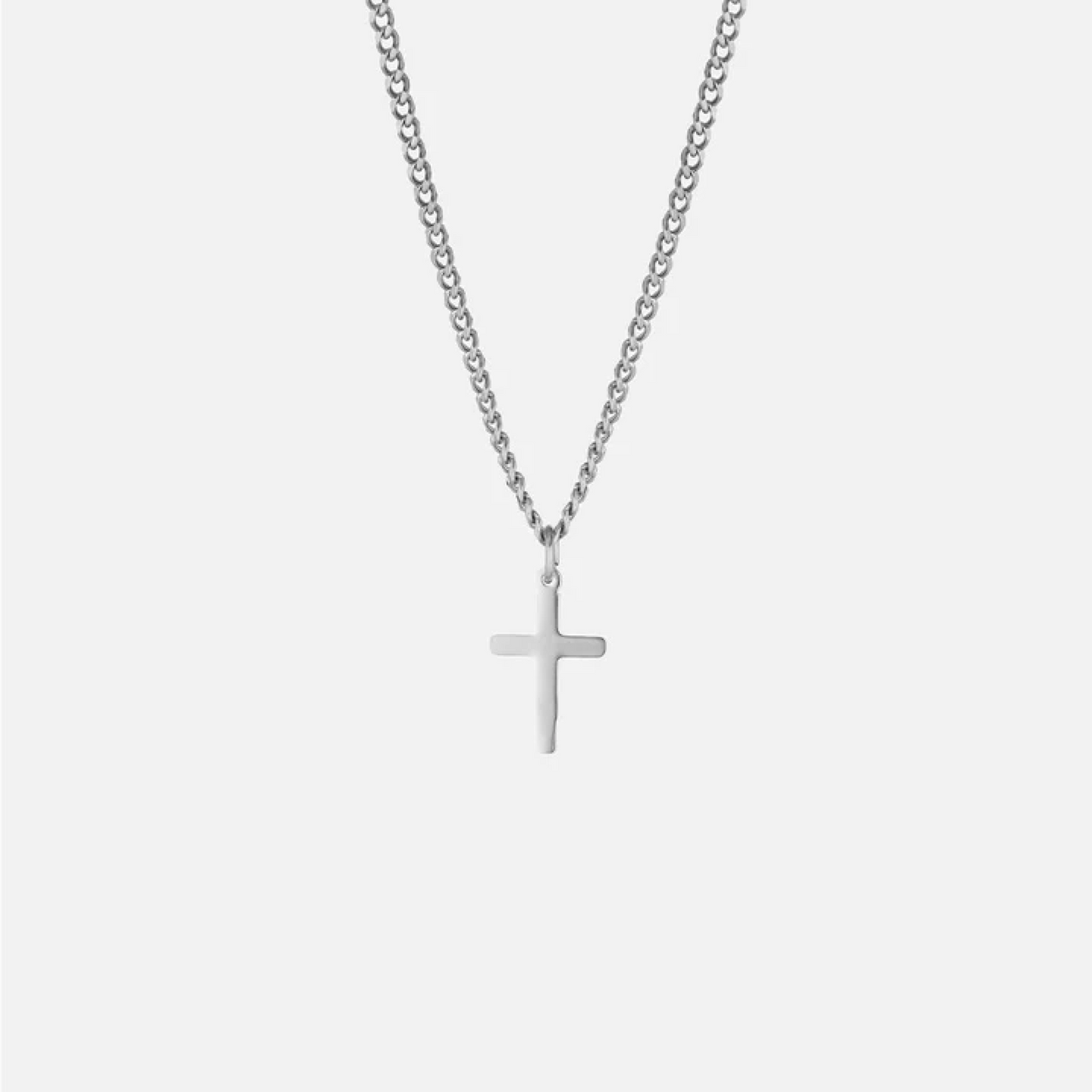 Cross Necklace in Silver