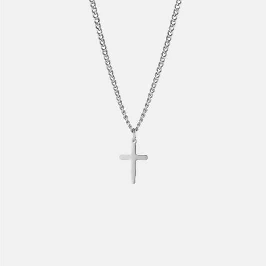 Cross Necklace in Silver