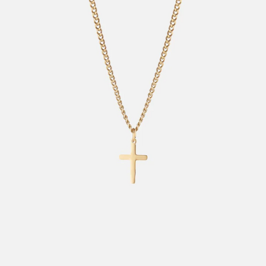 Cross Necklace in Gold