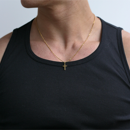 Cross Necklace in Gold